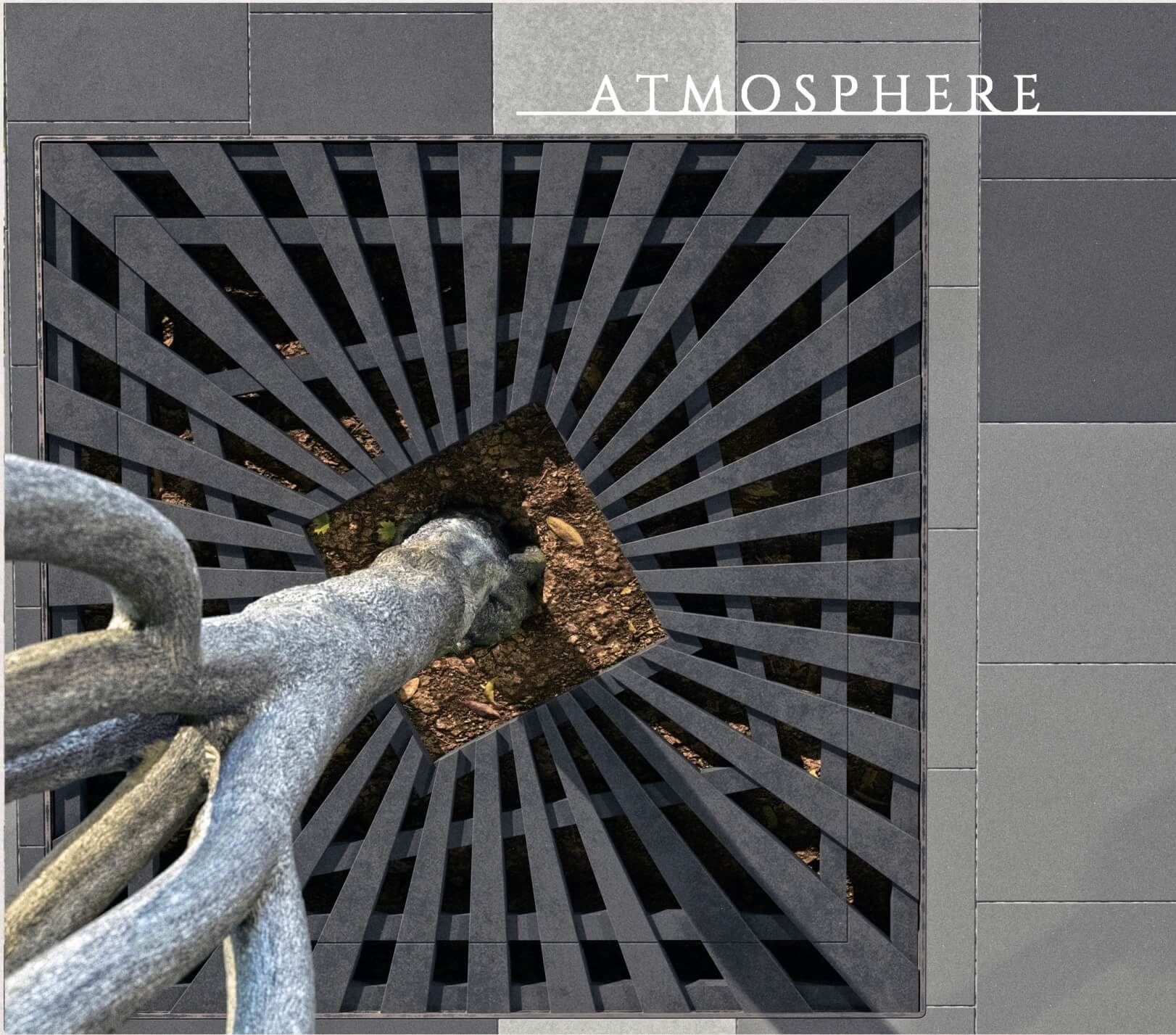 Приствольная решетка для дерева ZKING ATMOSPHERE 1.2х1.2м Черная в Ташкенте фото