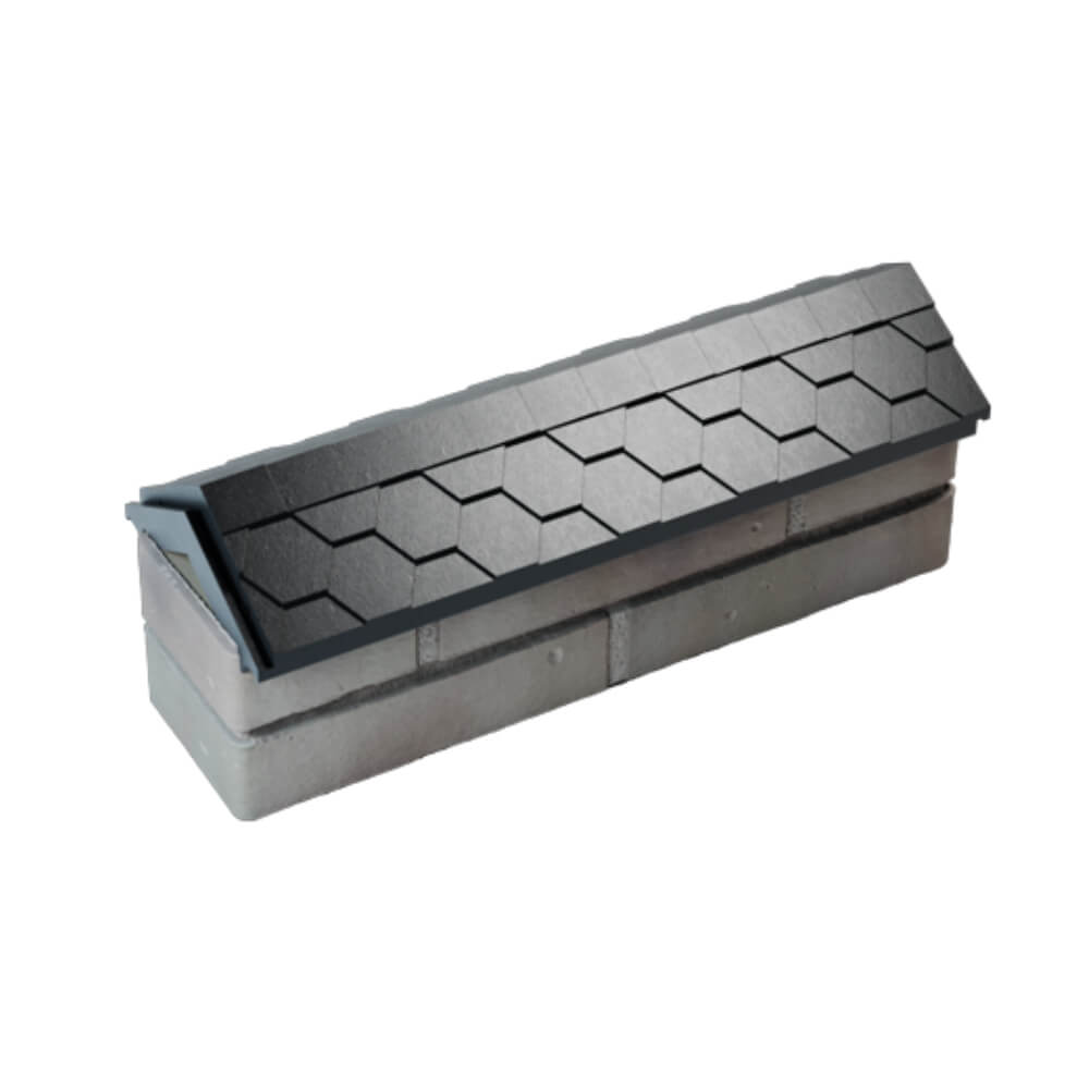 Парапет Zking Эверест Черный с посадкой на 0.5 кирпича (130мм) в Ташкенте фото