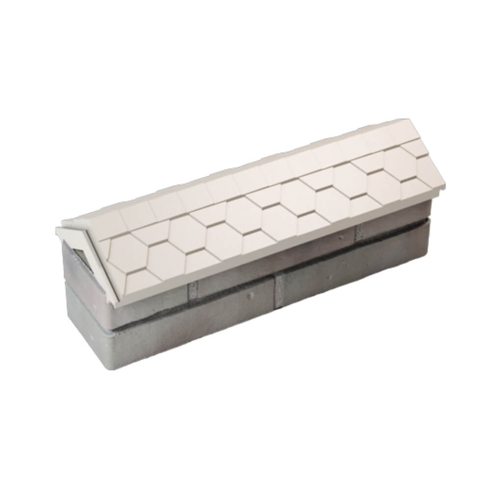 Парапет Zking Эверест Бежевый с посадкой на 0.5 кирпича (130мм) в Ташкенте фото