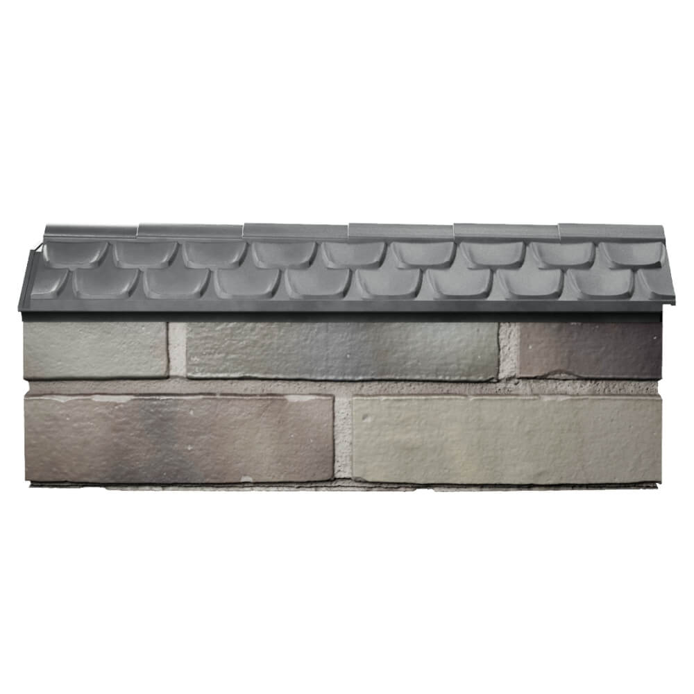 Парапет Zking Эльбрус Серый с посадкой на 0.5 кирпича (130мм) в Ташкенте фото
