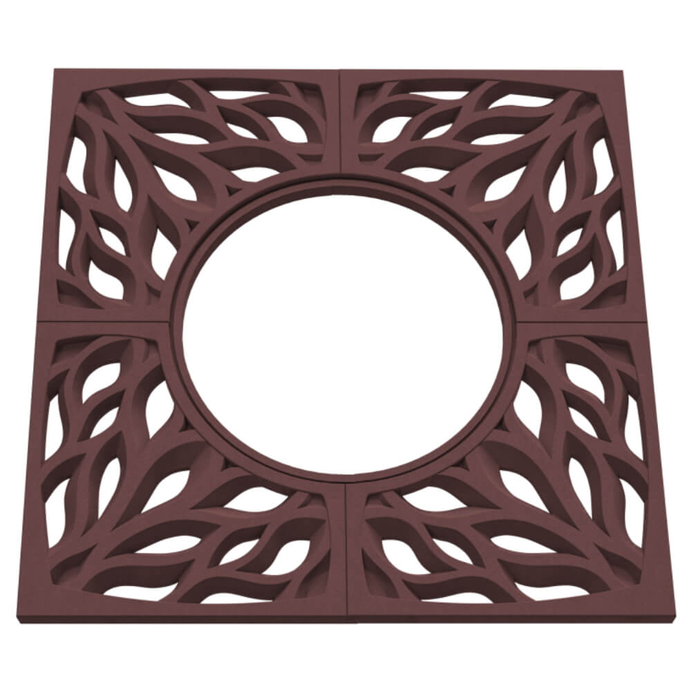 Приствольная решетка для дерева ZKING CRUST 1.2х1.2м Коричневая в Ташкенте фото