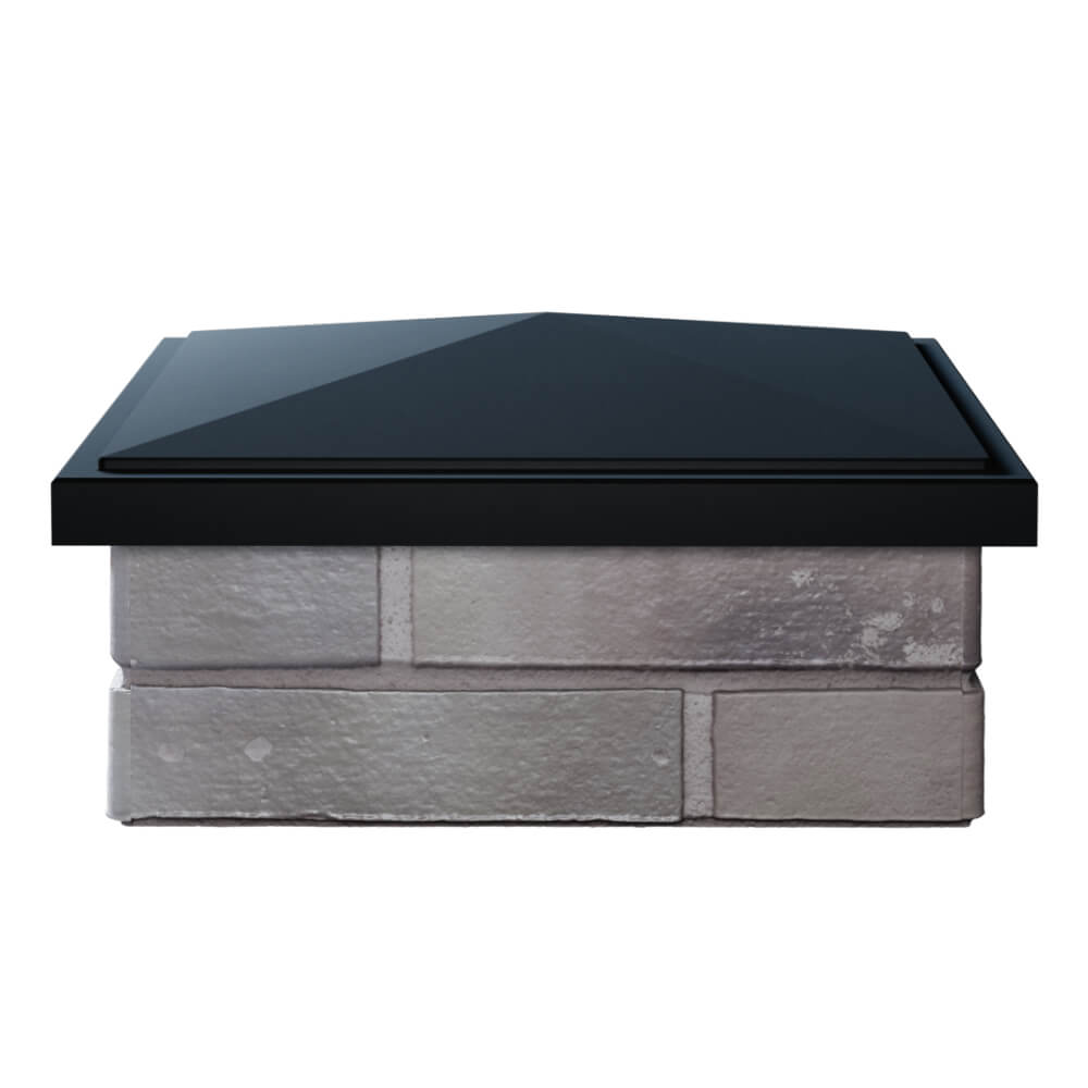 Колпак Zking БонаМоно Черный на столб 1.5х1.5 кирпича (385х385, 400х400мм) Ташкент фото