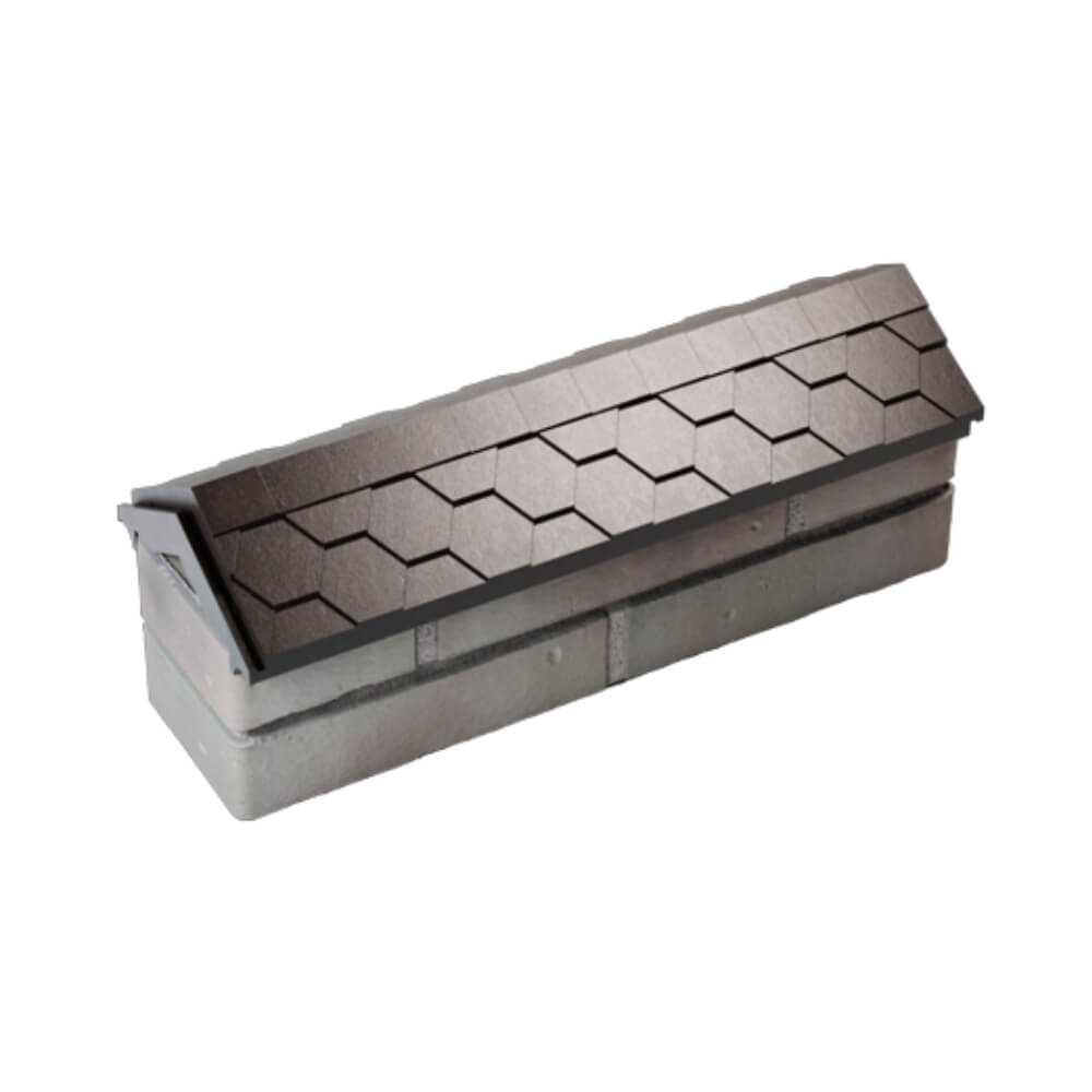 Парапет Zking Эверест Коричневый с посадкой на 0.5 кирпича (130мм) в Ташкенте фото