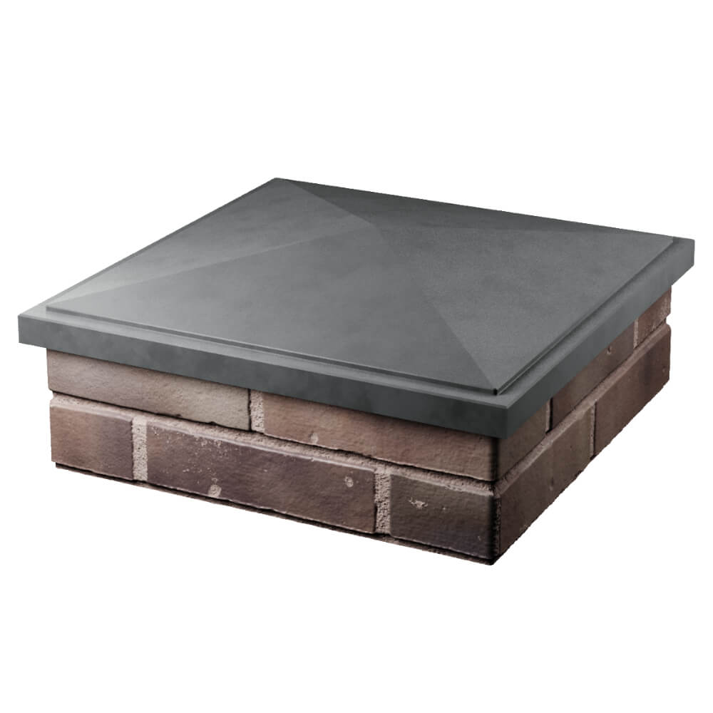 Колпак Zking БонаМоно Серый на столб 2х2 кирпича (515х515, 530х530мм) в Ташкенте фото