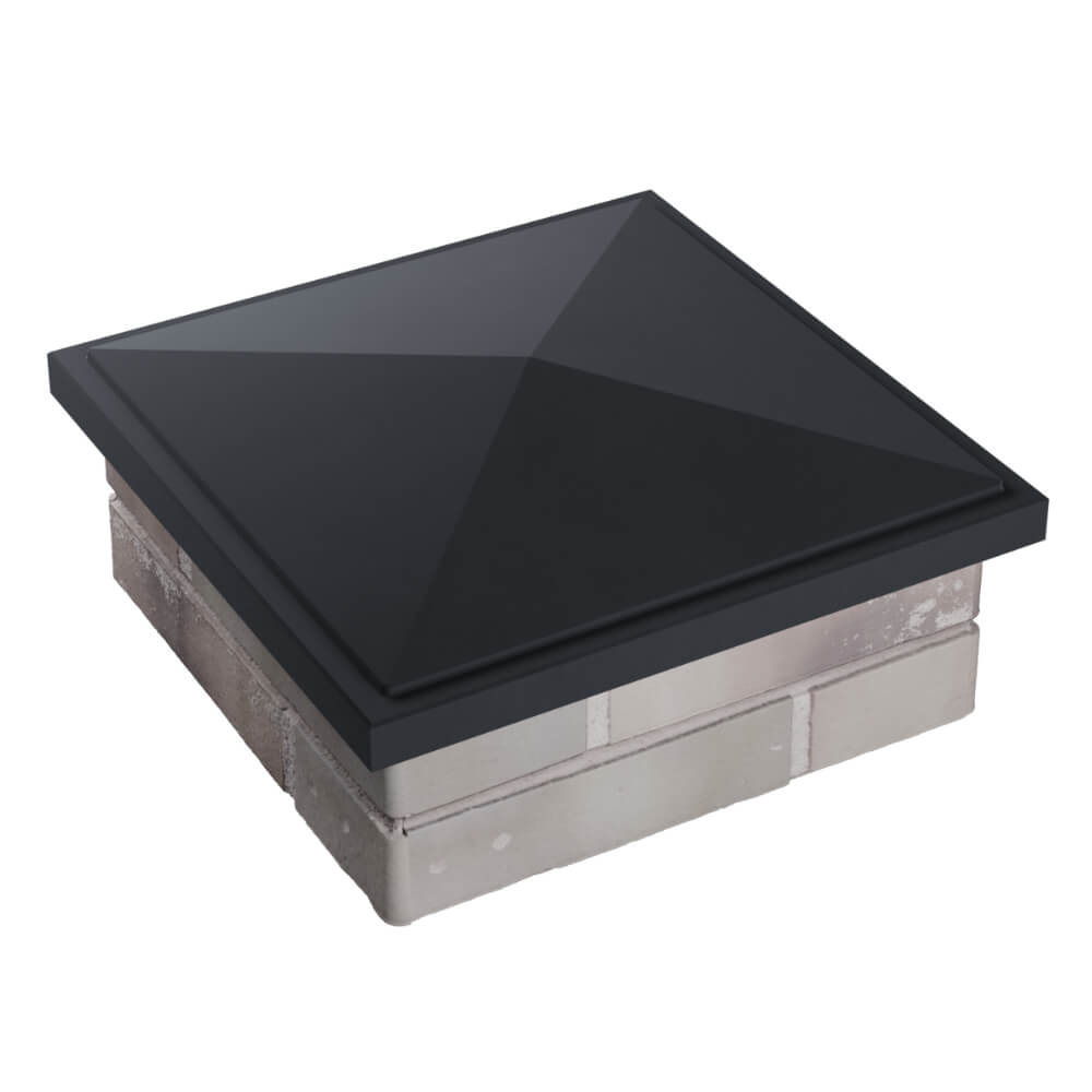 Колпак Zking БонаМоно Серый на столб 1.5х1.5 кирпича (385х385, 400х400мм) в Ташкенте фото