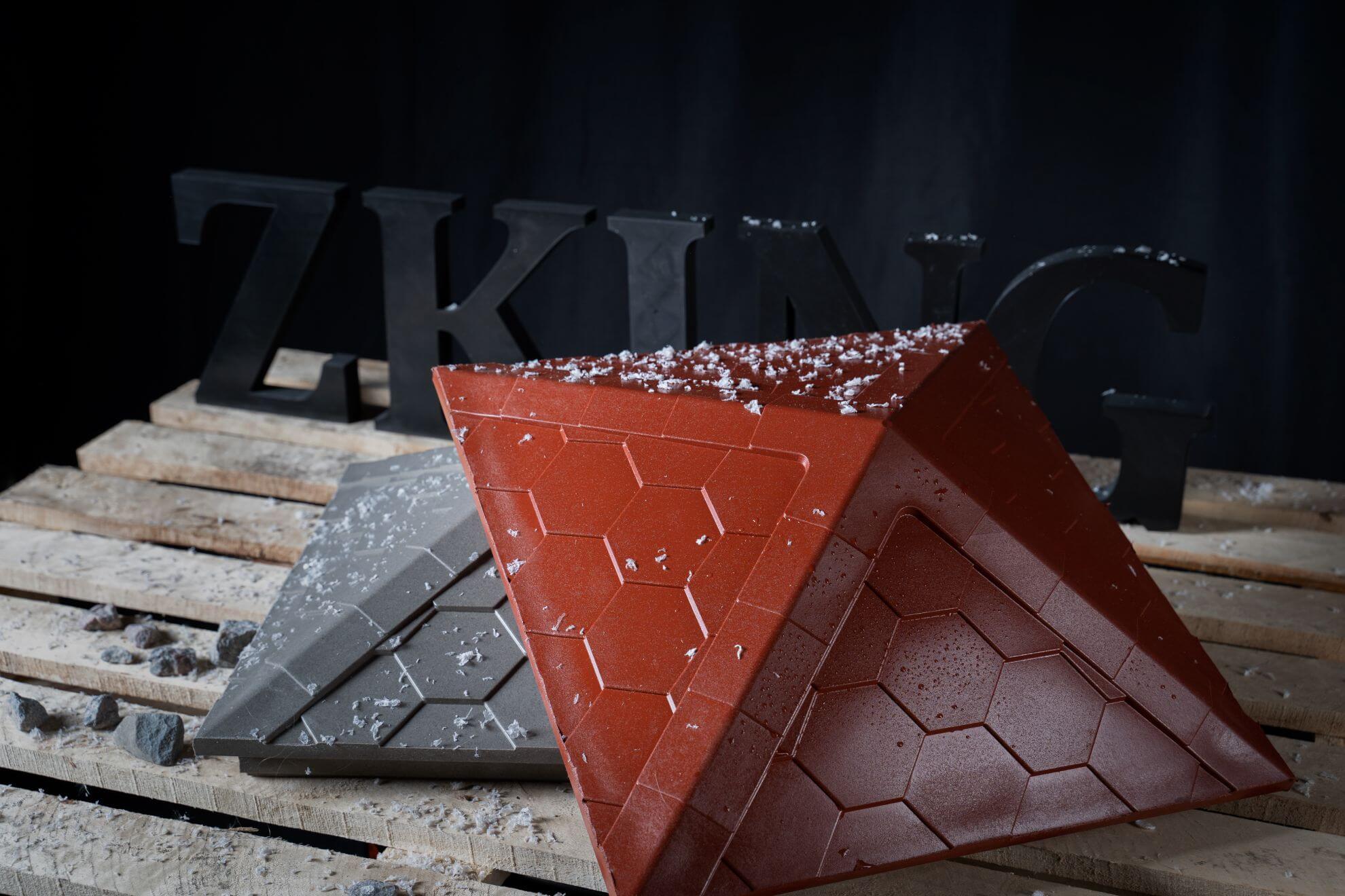 Колпак Zking Эверест Красный на столб 1.5х1.5 кирпича (390х390мм) в Ташкенте фото