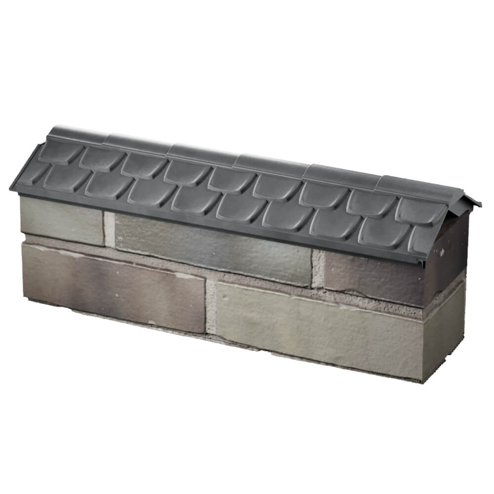 Парапет Zking Эльбрус Серый с посадкой на 0.5 кирпича (130мм) в Ташкенте фото