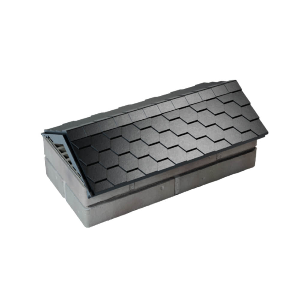 Парапет Zking Эверест Черный с посадкой на 1 кирпич (200/225/255мм) в Ташкенте фото