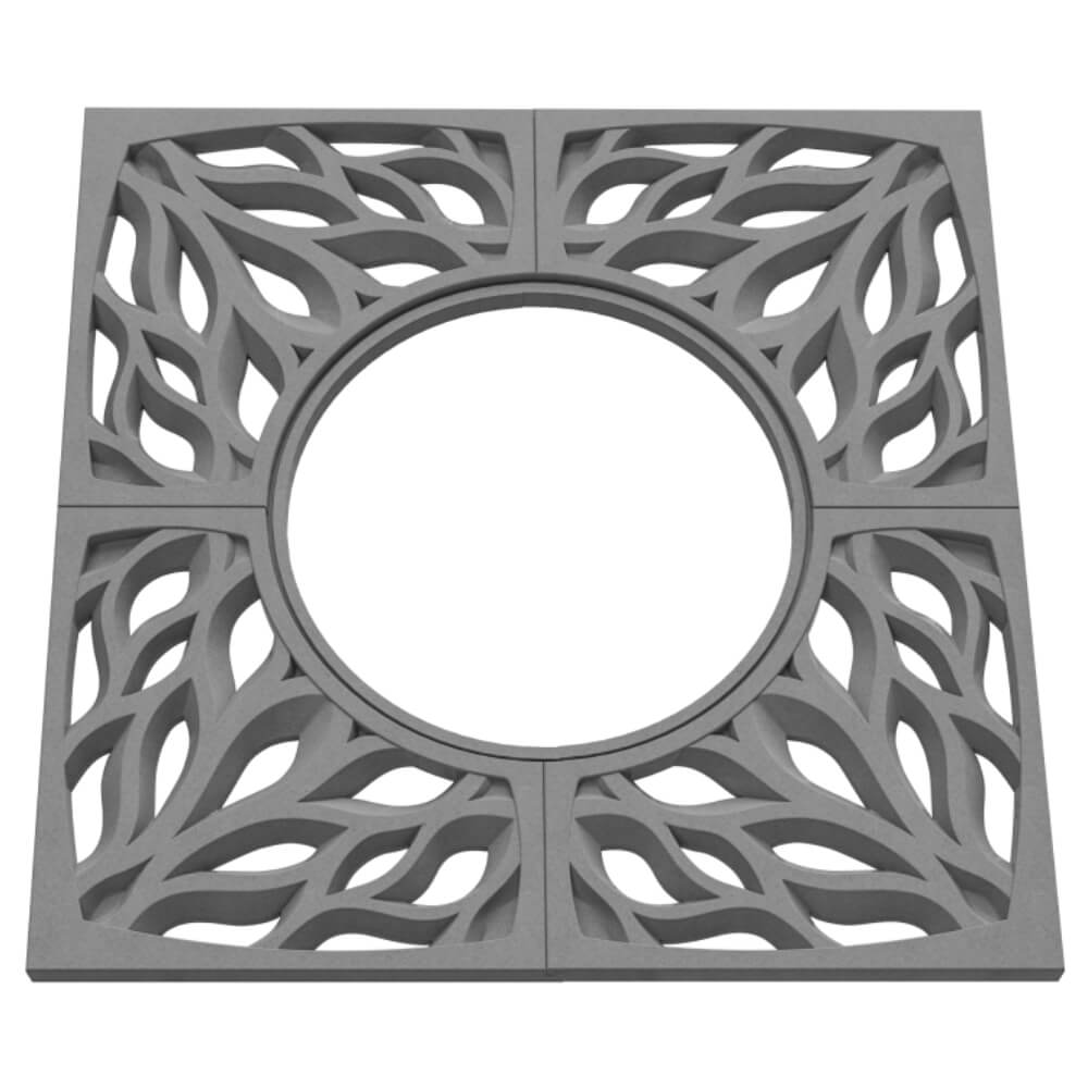 Приствольная решетка для дерева ZKING CRUST 1.2х1.2м Серая в Ташкенте фото