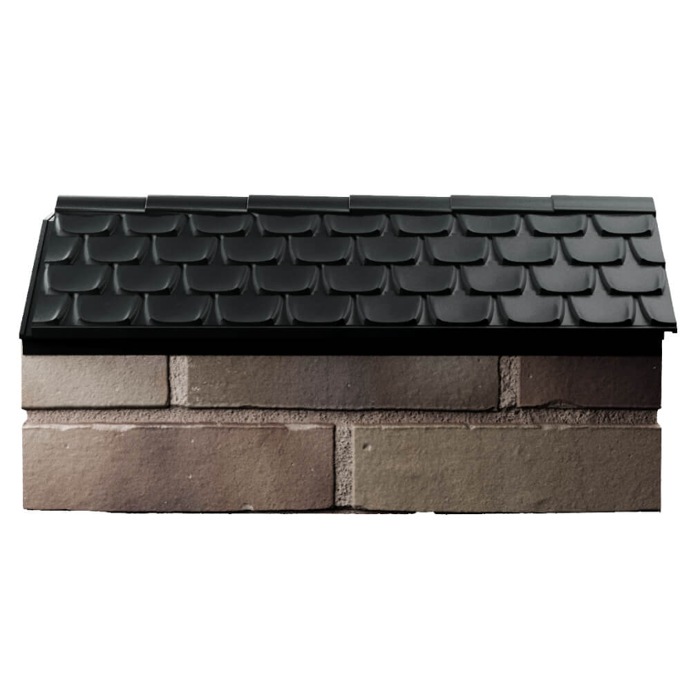 Парапет Zking Эльбрус Черный с посадкой на 1 кирпич (255мм) в Ташкенте фото