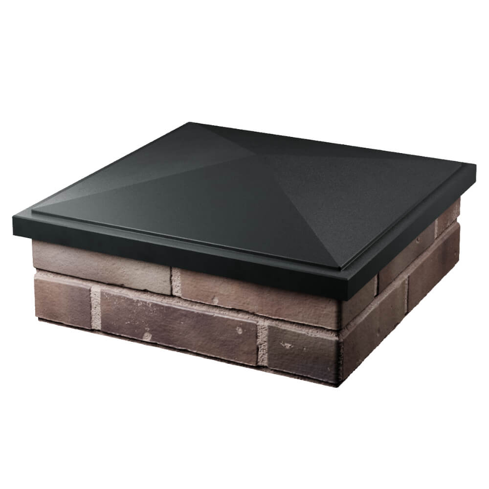 Колпак Zking БонаМоно Черный на столб 2х2 кирпича (515х515, 530х530мм) в Ташкенте фото