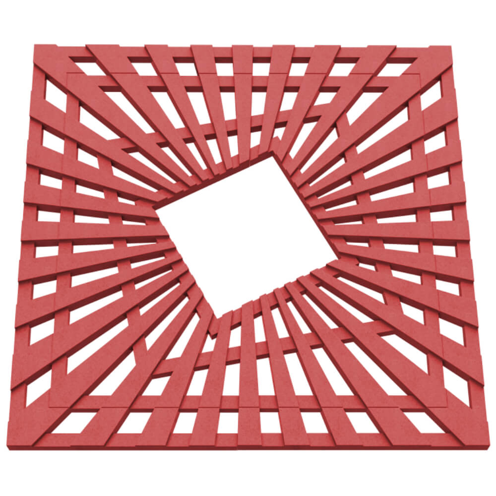 Приствольная решетка для дерева ZKING ATMOSPHERE 1.2х1.2м Красная в Ташкенте фото