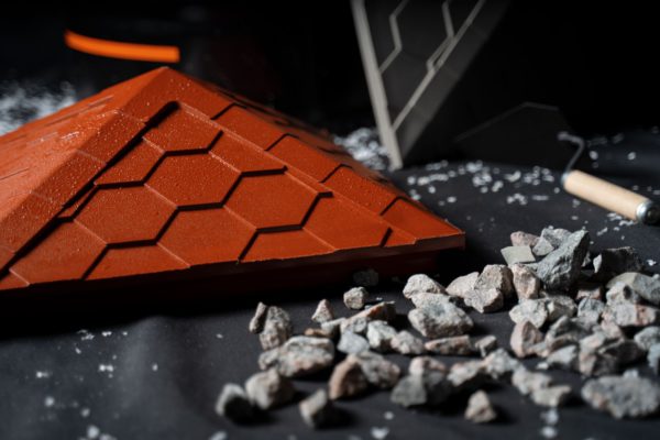 Колпак Zking Эверест Красный на столб 1.5х1.5 кирпича (390х390мм) в Ташкенте фото