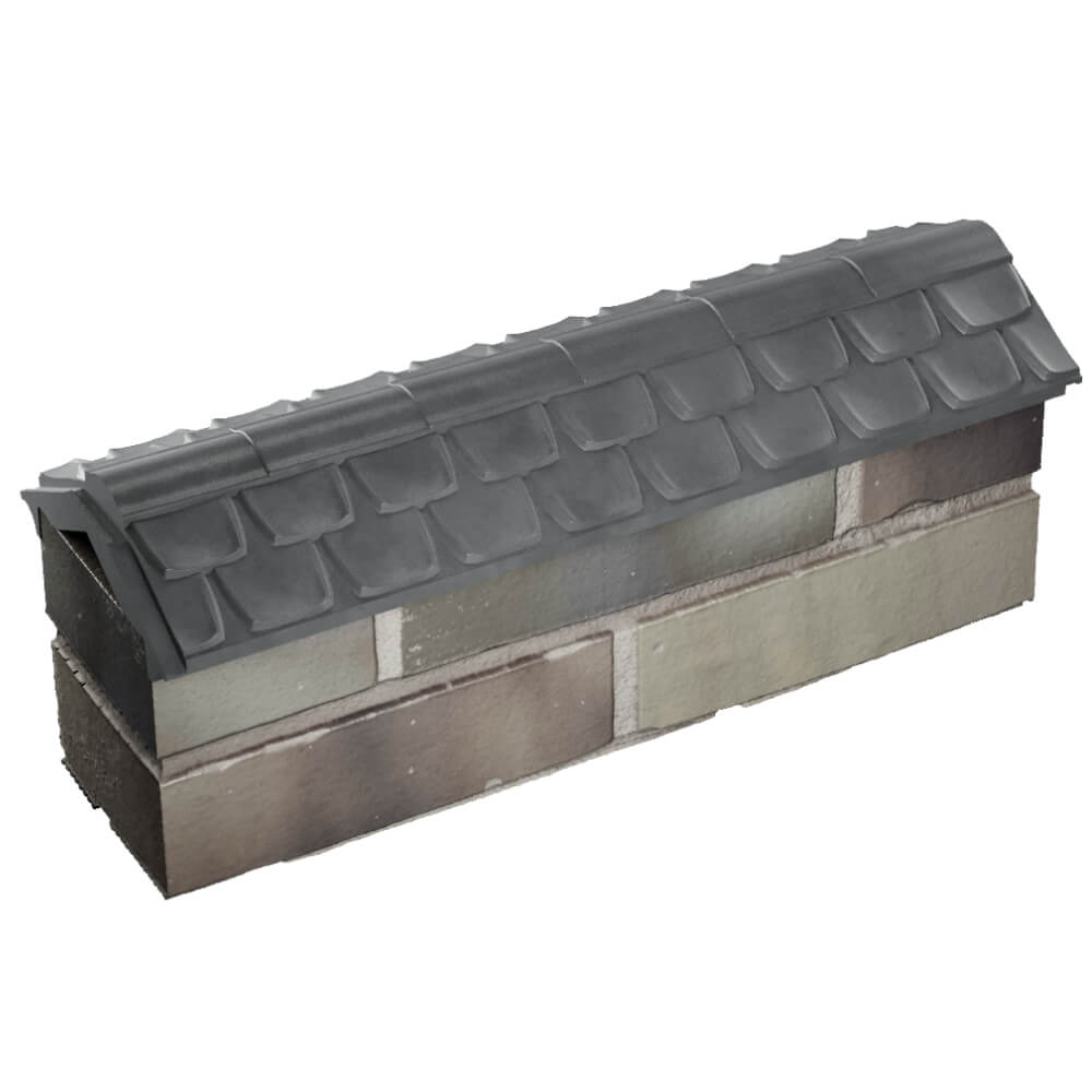 Парапет Zking Эльбрус Серый с посадкой на 0.5 кирпича (130мм) в Ташкенте фото