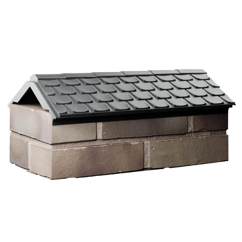 Парапет Zking Эльбрус Серый с посадкой на 1 кирпич (255мм) Ташкент фото