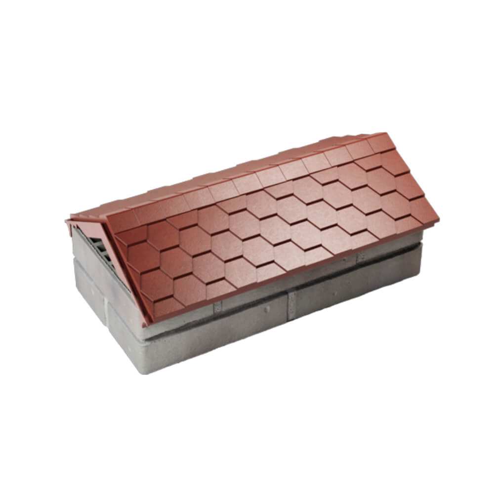 Парапет Zking Эверест Красный с посадкой на 1 кирпич (200/225/255мм) в Ташкенте фото