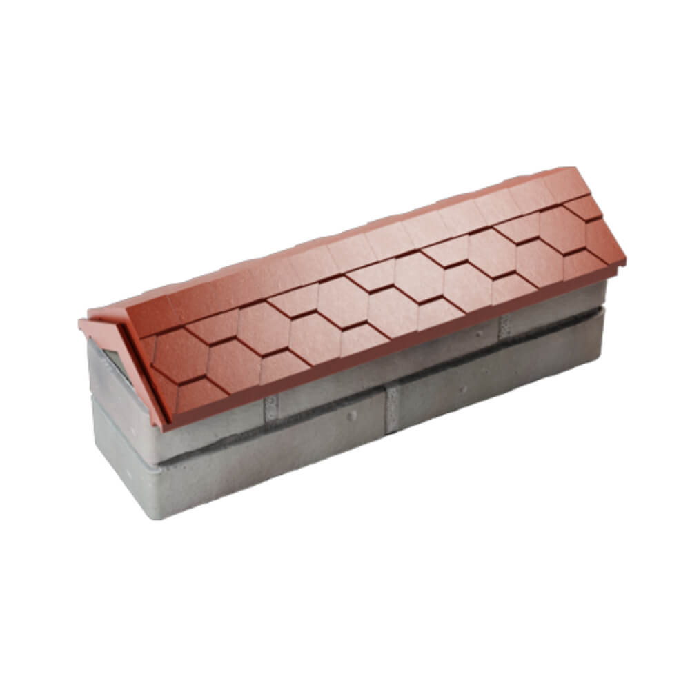 Парапет Zking Эверест Красный с посадкой на 0.5 кирпича (130мм) в Ташкенте фото