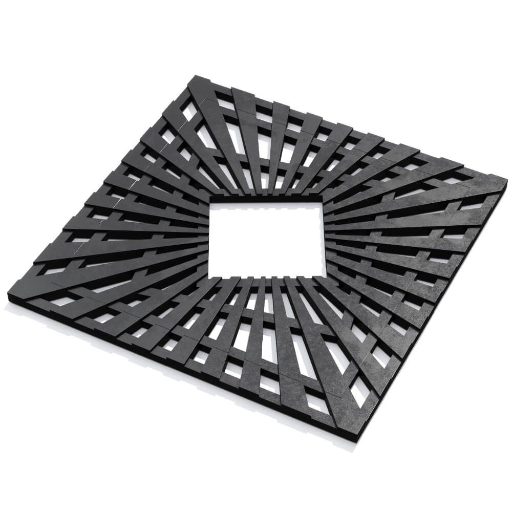 Приствольная решетка для дерева ZKING ATMOSPHERE 1.2х1.2м Черная в Ташкенте фото