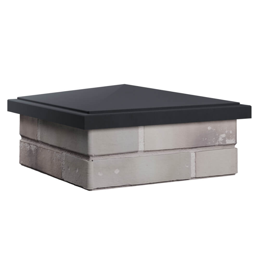 Колпак Zking БонаМоно Серый на столб 1.5х1.5 кирпича (385х385, 400х400мм) в Ташкенте фото