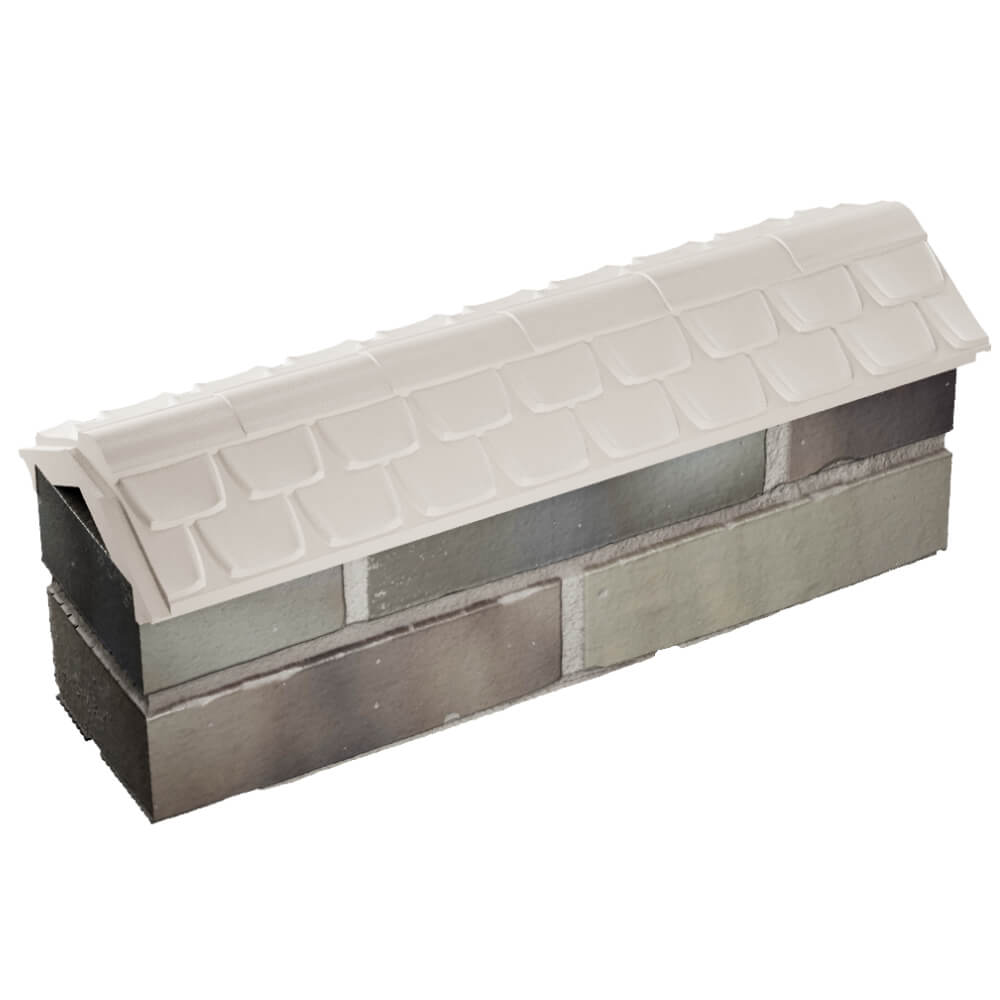 Парапет Zking Эльбрус Бежевый с посадкой на 0.5 кирпича (130мм) в Ташкенте фото