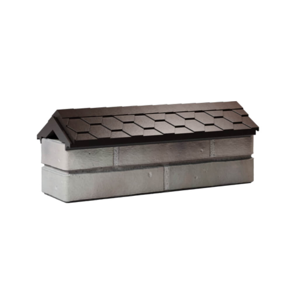 Парапет Zking Эверест Коричневый с посадкой на 0.5 кирпича (130мм) Ташкент фото