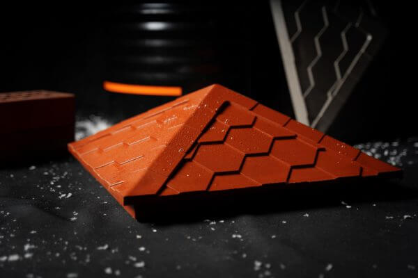 Колпак Zking Эверест Красный на столб 1.5х1.5 кирпича (390х390мм) в Ташкенте фото