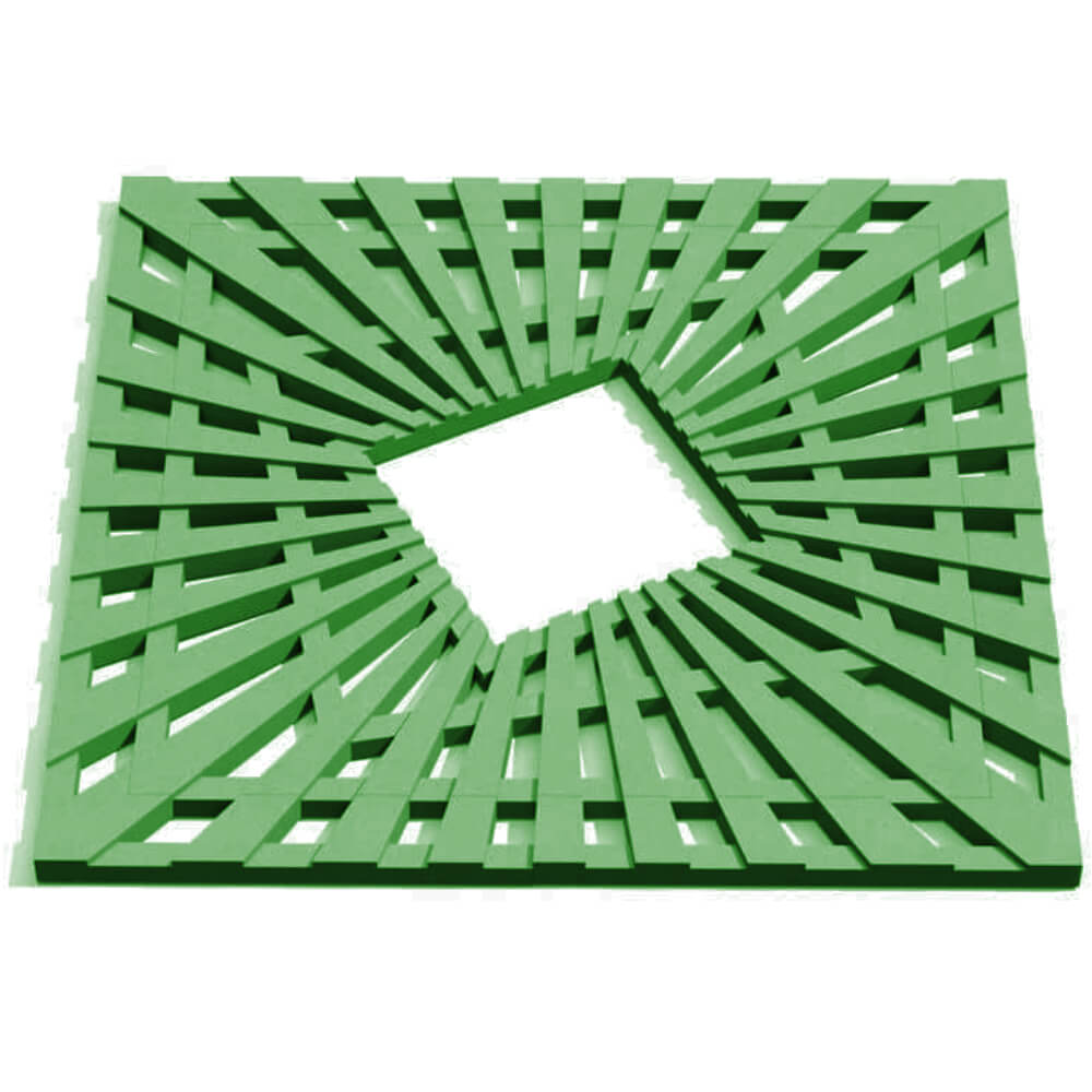 Приствольная решетка для дерева ZKING ATMOSPHERE 1.2х1.2м Зеленая Ташкент фото