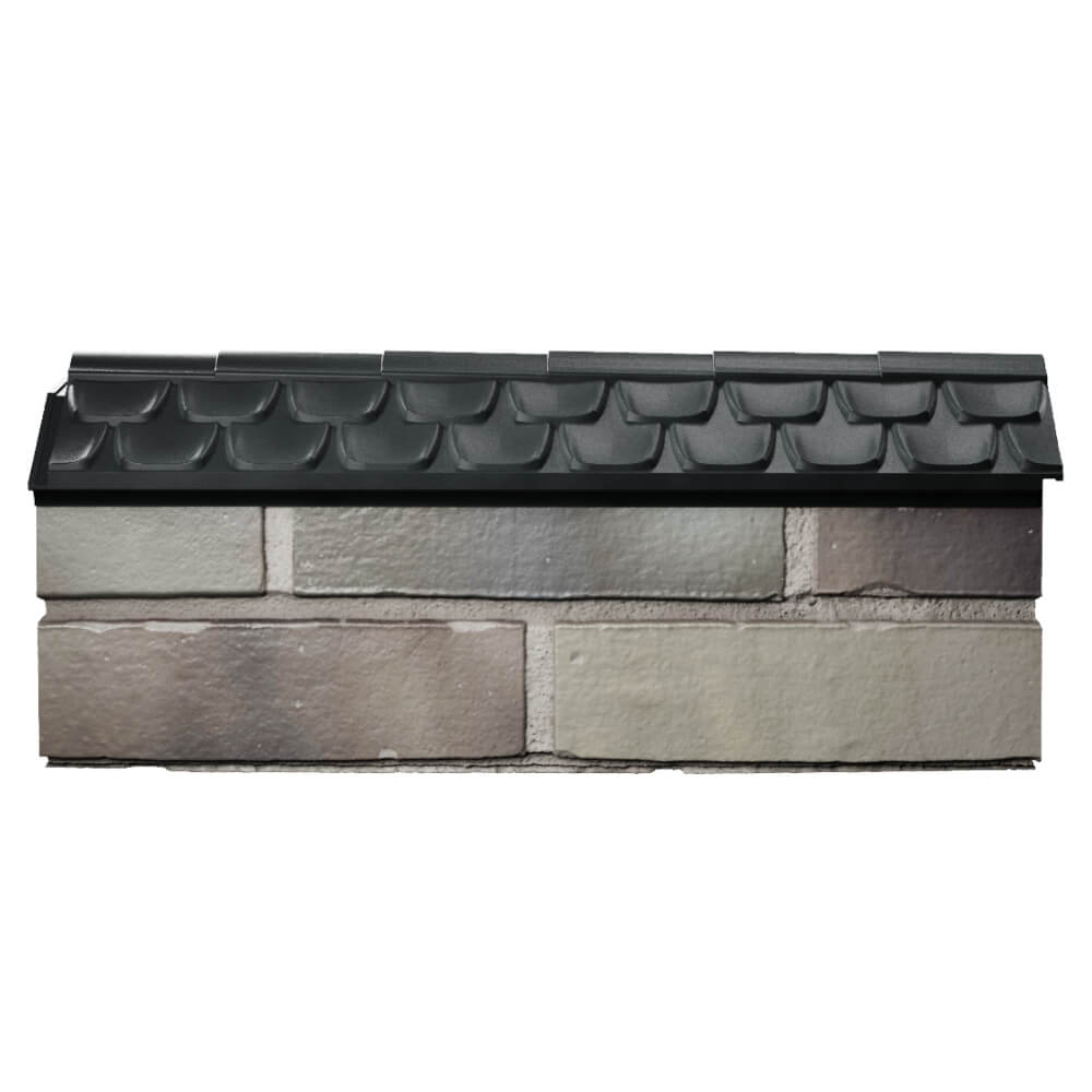 Парапет Zking Эльбрус Черный с посадкой на 0.5 кирпича (130мм) в Ташкенте фото