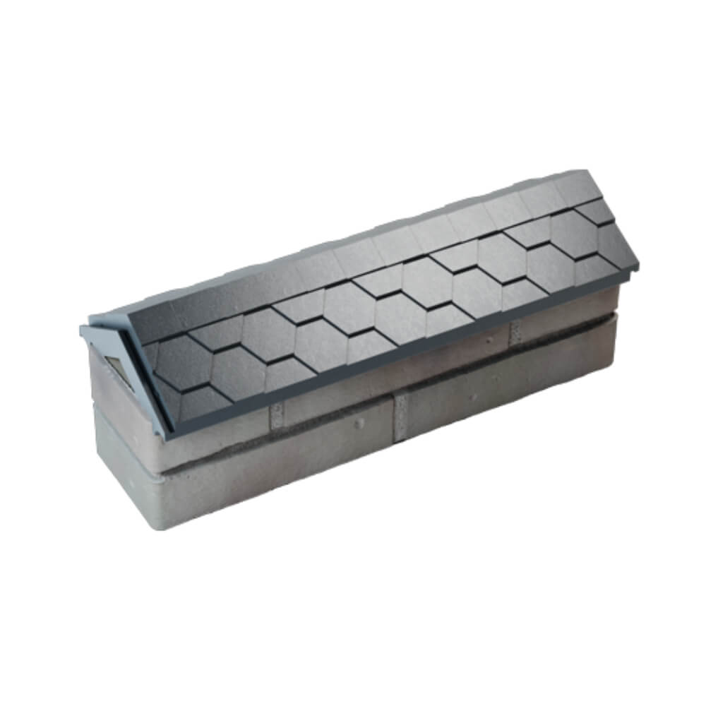 Парапет Zking Эверест Серый с посадкой на 0.5 кирпича (130мм) в Ташкенте фото